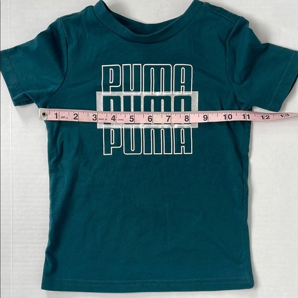 Puma Green and Black Set with Logo and Pant Stripe 2T - Picture 9 of 11